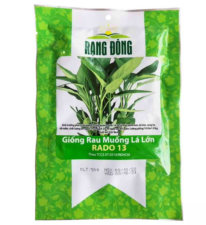 Hạt giống rau muống lá lớn